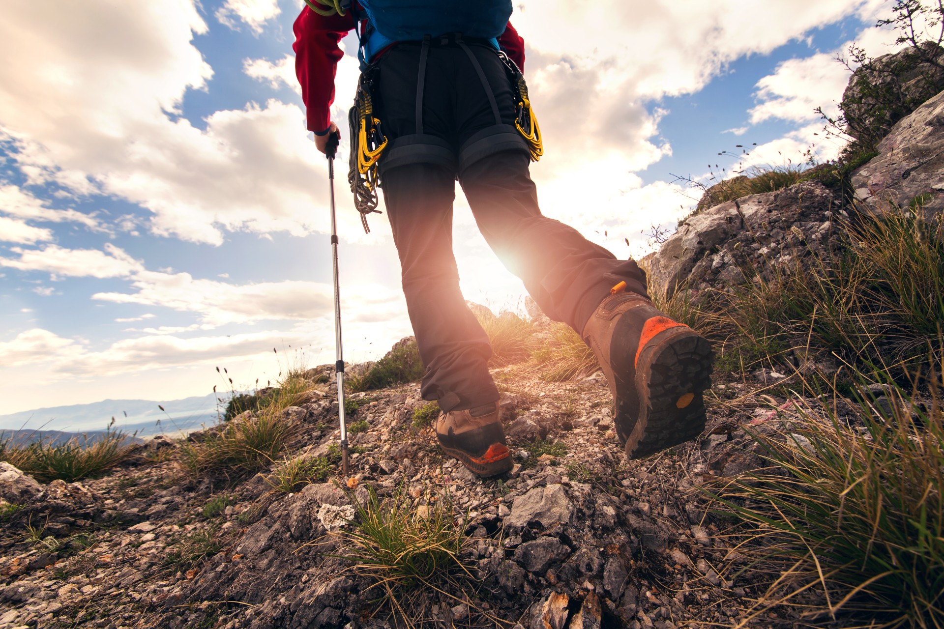 Hiking and Rock Climbing in Split Area