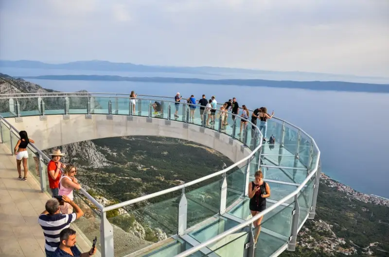 Prächtiger Berg Biokovo und Naturpark Biokovo