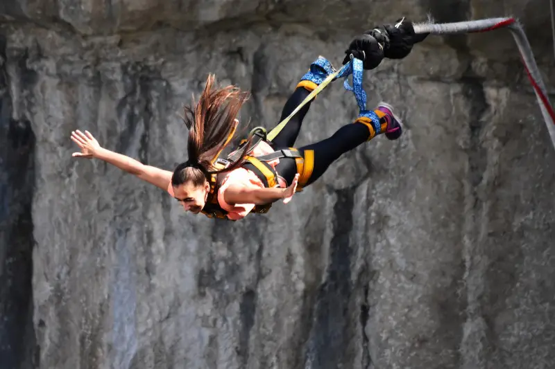 Bungee jumping in Croatia